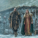 Gustaf Skarsgård as Floki, Leah McNamara as Aud